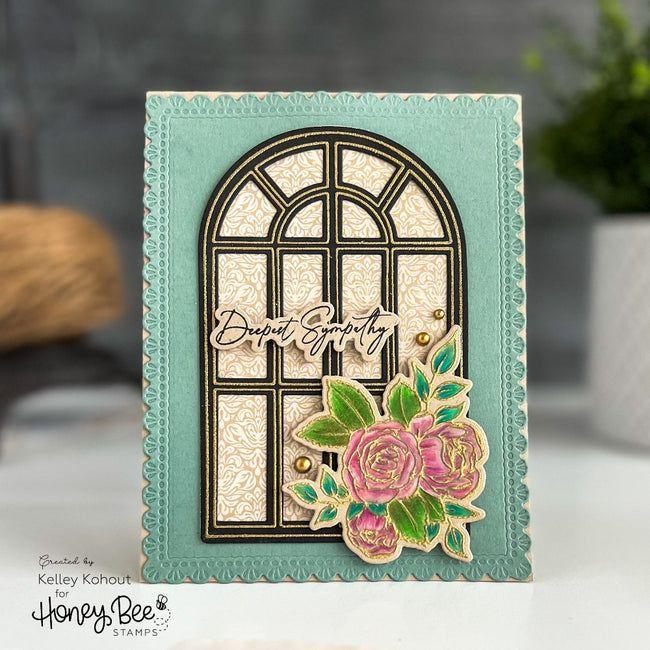 Honey Bee Vintage Love 6 x 8.5 Paper Pad hbpa-052 Deepest Sympathy Card