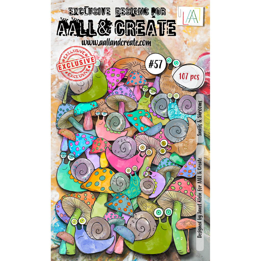 AALL & Create Snails & Shrooms Ephemera Die-Cuts ep057