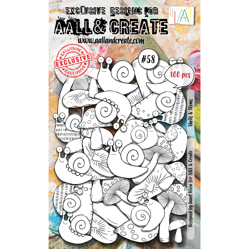 AALL & Create Shells & Stems Ephemera Die-Cuts ep058