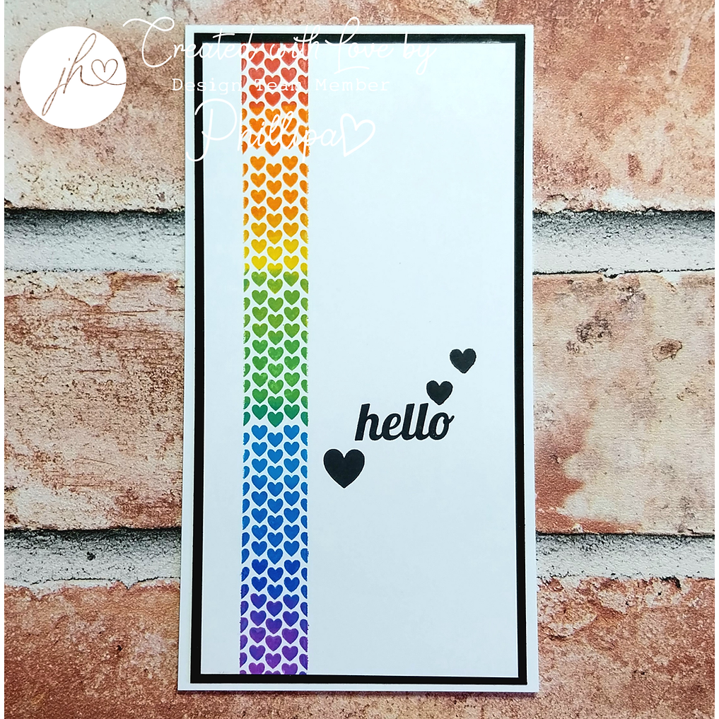 Julie Hickey Designs Dotty About You Clear Stamps DS-PL-1046 Rainbow