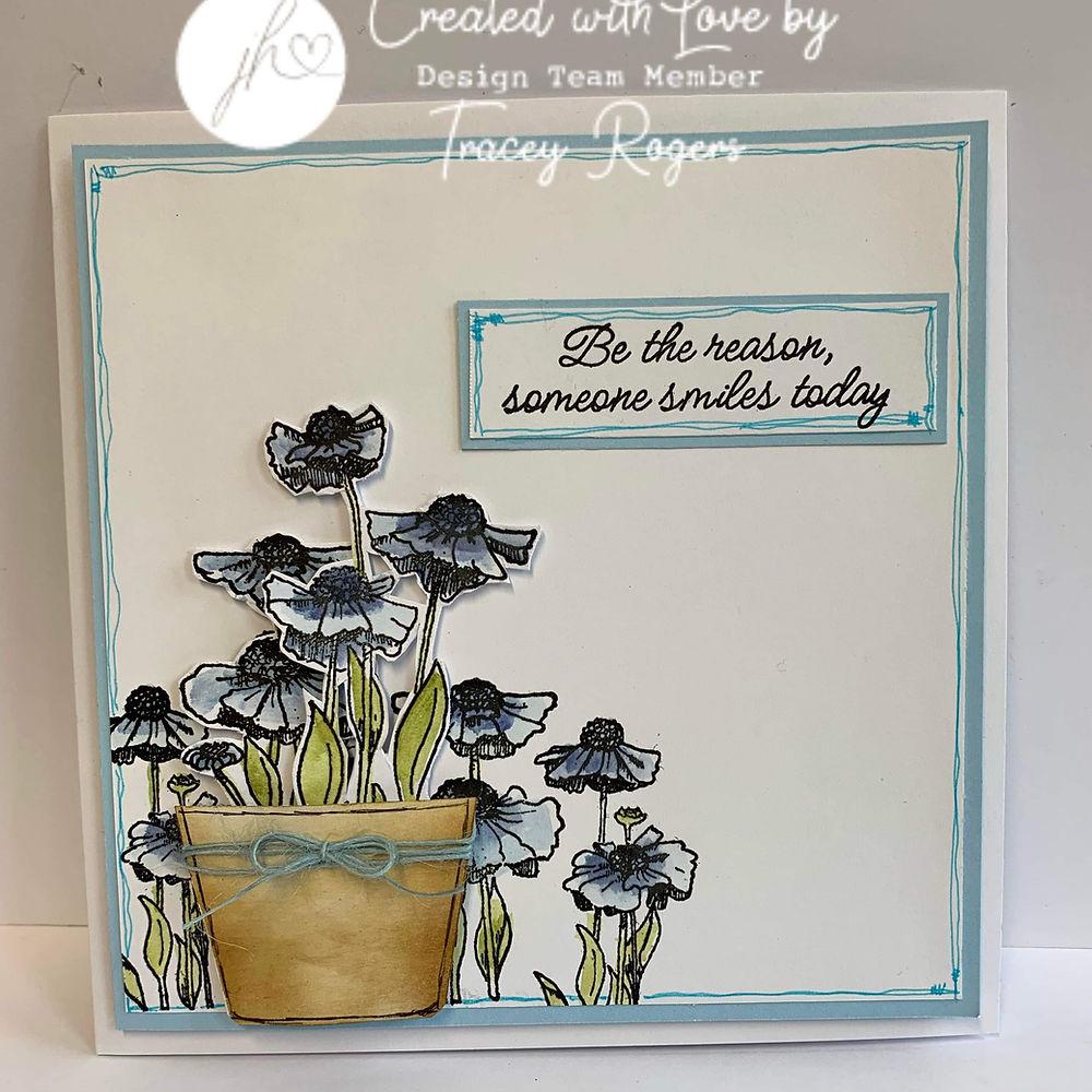 Julie Hickey Designs Peter's Heleniums Clear Stamps ds-pt-1060 reason