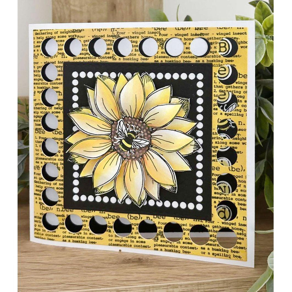 Julie Hickey Designs Hazel's Circle Medley Dies ds-he-1062 sunflower