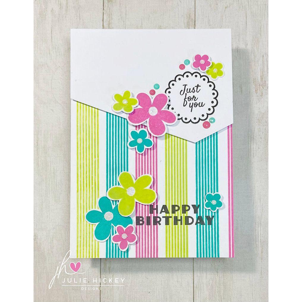 Julie Hickey Designs Dotty About You Clear Stamps DS-PL-1046 Stripes