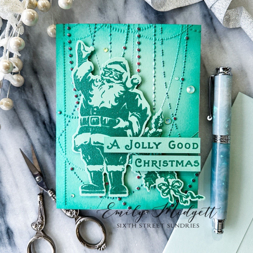 Simon Says Stamp Jolly Holiday Wafer Dies sss474 Christmas Card | color-code:ALT04