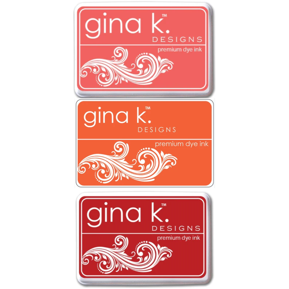 Gina K Designs Red Premium Dye Inks Gina's Favorite Color Combinations