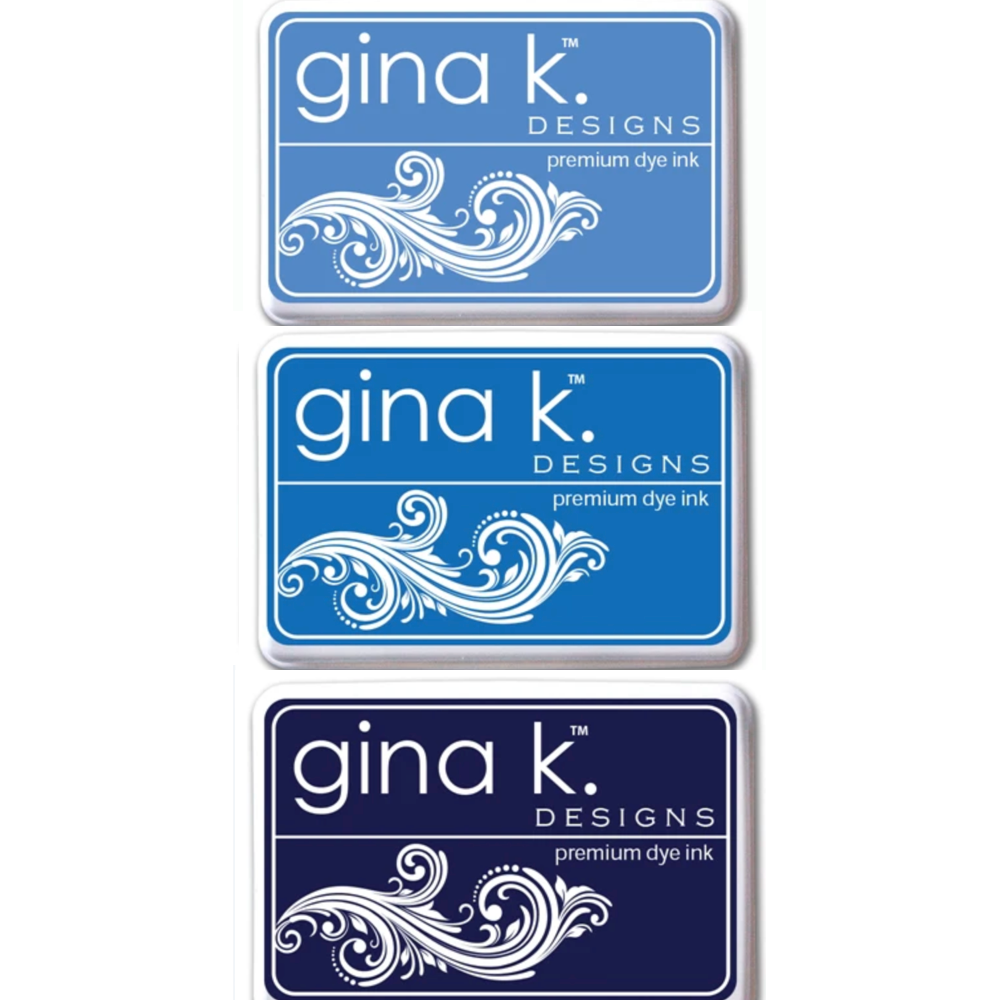 Gina K Designs Blue Premium Dye Inks Gina's Favorite Color Combinations