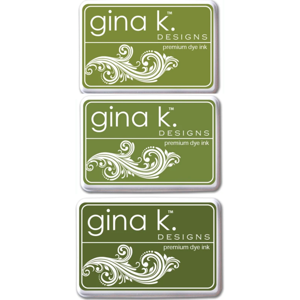 Gina K Designs Green Premium Dye Inks Gina's Favorite Color Combinations