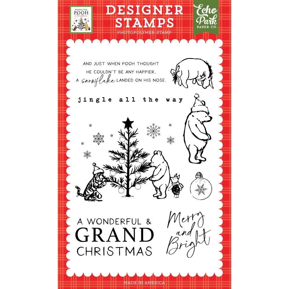 Echo Park Grand Christmas Stamp And Die Bundle Clear Stamps