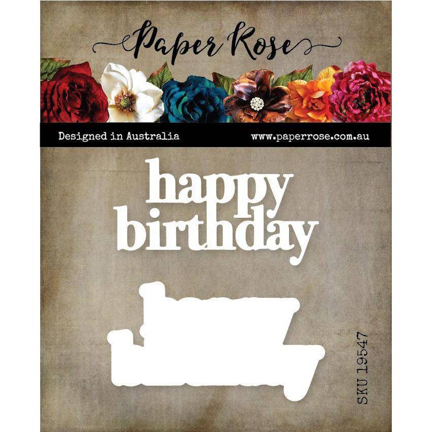 Paper Rose HAPPY BIRTHDAY LAYERED Dies 19547