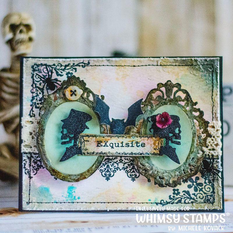 Whimsy Stamps Forever Cameo Dies wsd215 exquisite