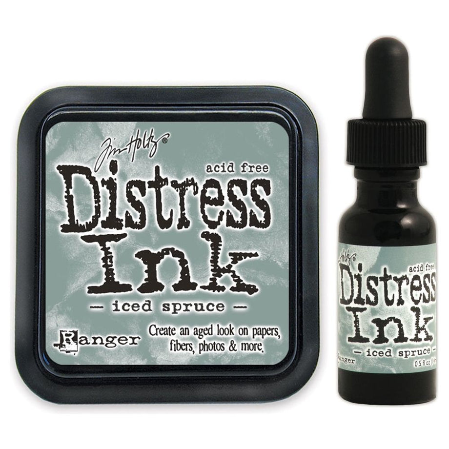 Tim Holtz Distress® Ink Pad Re-Inker Pine Needles, 0.5oz