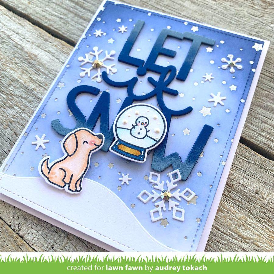 Trinity Stamps SILVER STONES Embellishment Box tsb-080 Let It Snow Holiday Card | color-code:ALT03