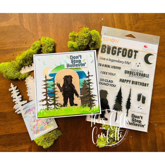 This Calls for Confetti Unbelievably Bigfoot STAMPtember Exclusive Stamps And Dies