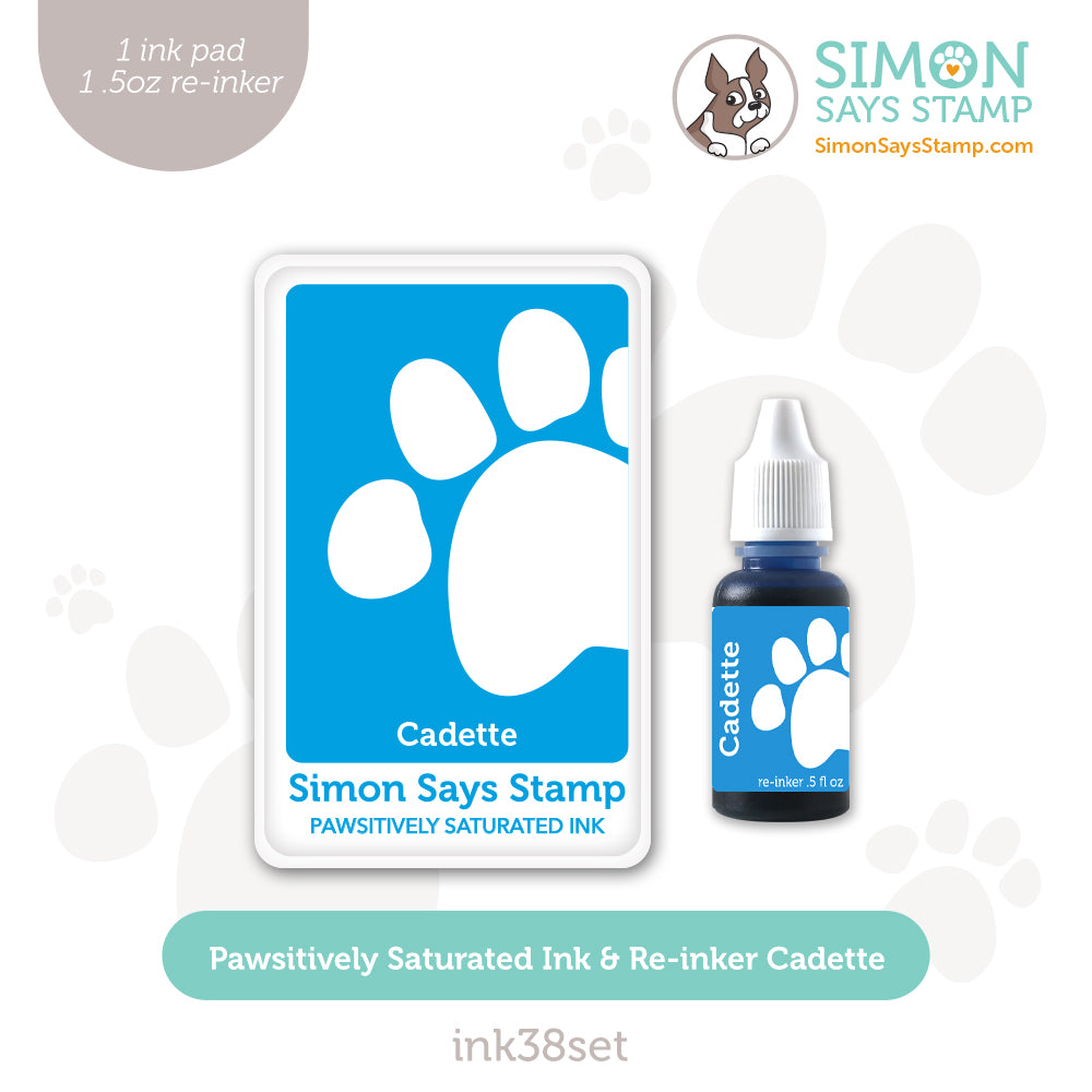 Simon Says Stamp Pawsitively Saturated Ink and Re-inker Set Cadette