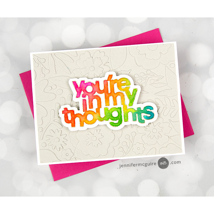 Simon Says Stamp You're In My Thoughts Wafer Dies sssd112936 Diecember In My Thoughts Card | color-code:ALT01