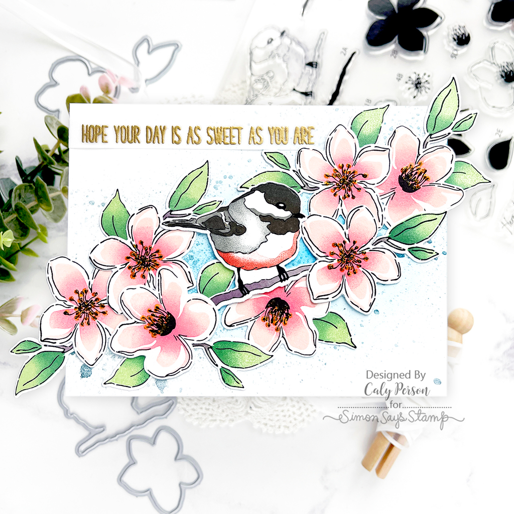 Inkon3 Little Chickadee STAMPtember Exclusive Stamp and Die Set | color-code:ALT02