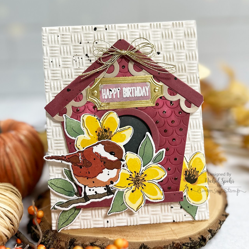 Inkon3 Little Chickadee STAMPtember Exclusive Stamp and Die Set | color-code:ALT07