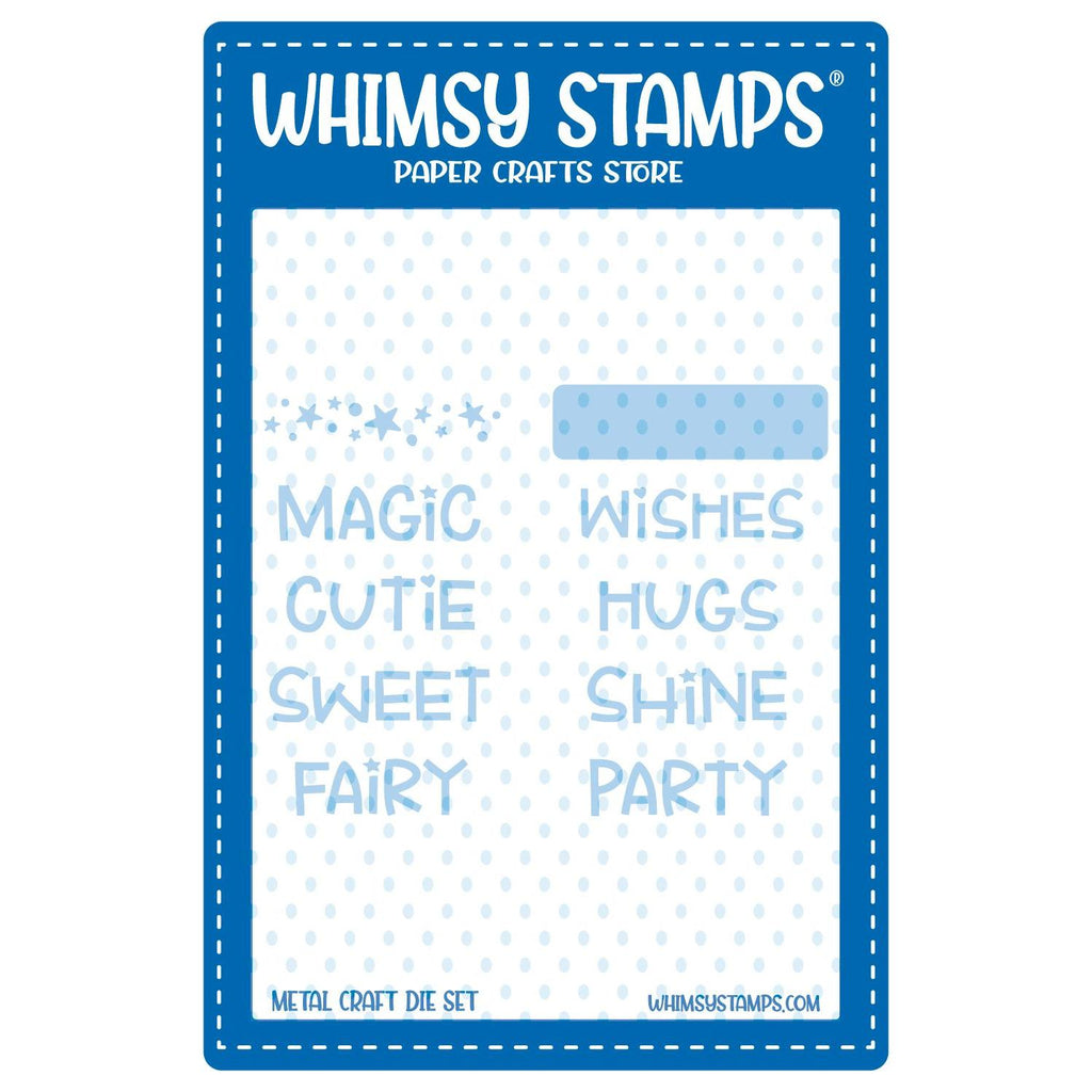 Whimsy Stamps Fun with Words 2 Dies wsd254