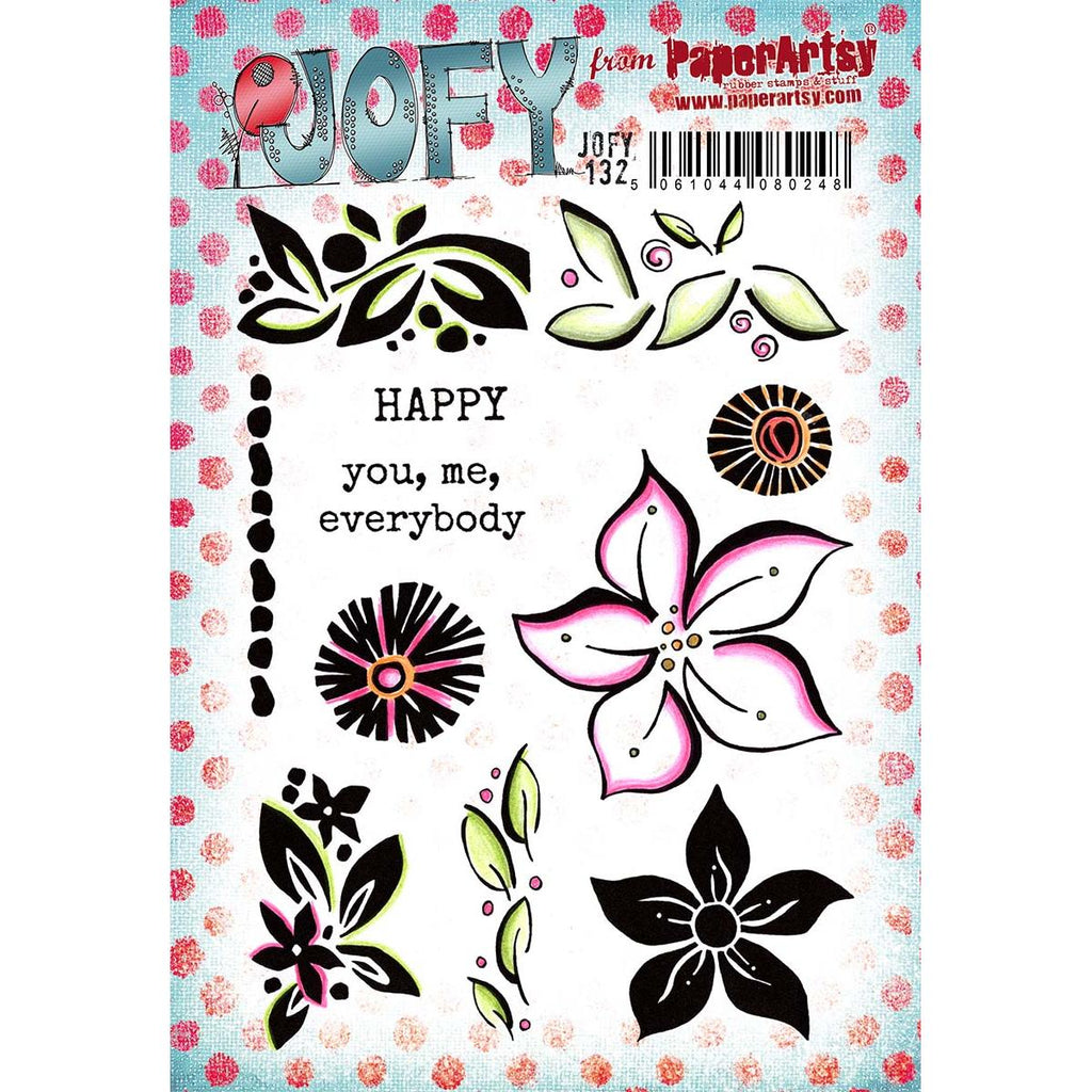 Paper Artsy JoFY 132 Cling Stamps jofy132