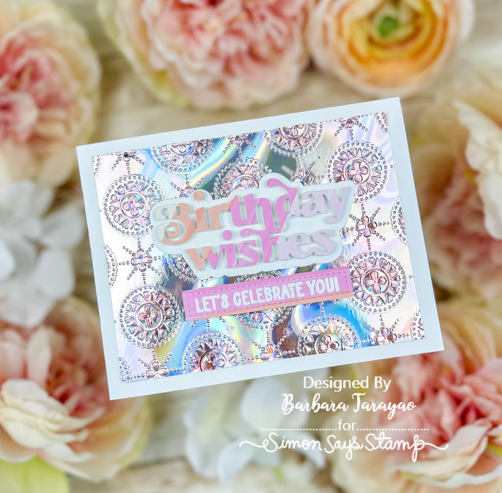 Simon Says Stamp Card Kit of the Month June 2024 Sweet Birthday ck0624 Birthday Card | color-code:ALT11