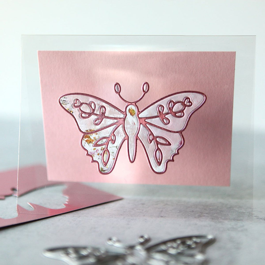 Simon Says Stamp Card Kit of the Month September 2024 Chunky Thankful Greetings ck0924 Butterfly Acetate Card | color-code:ALT14