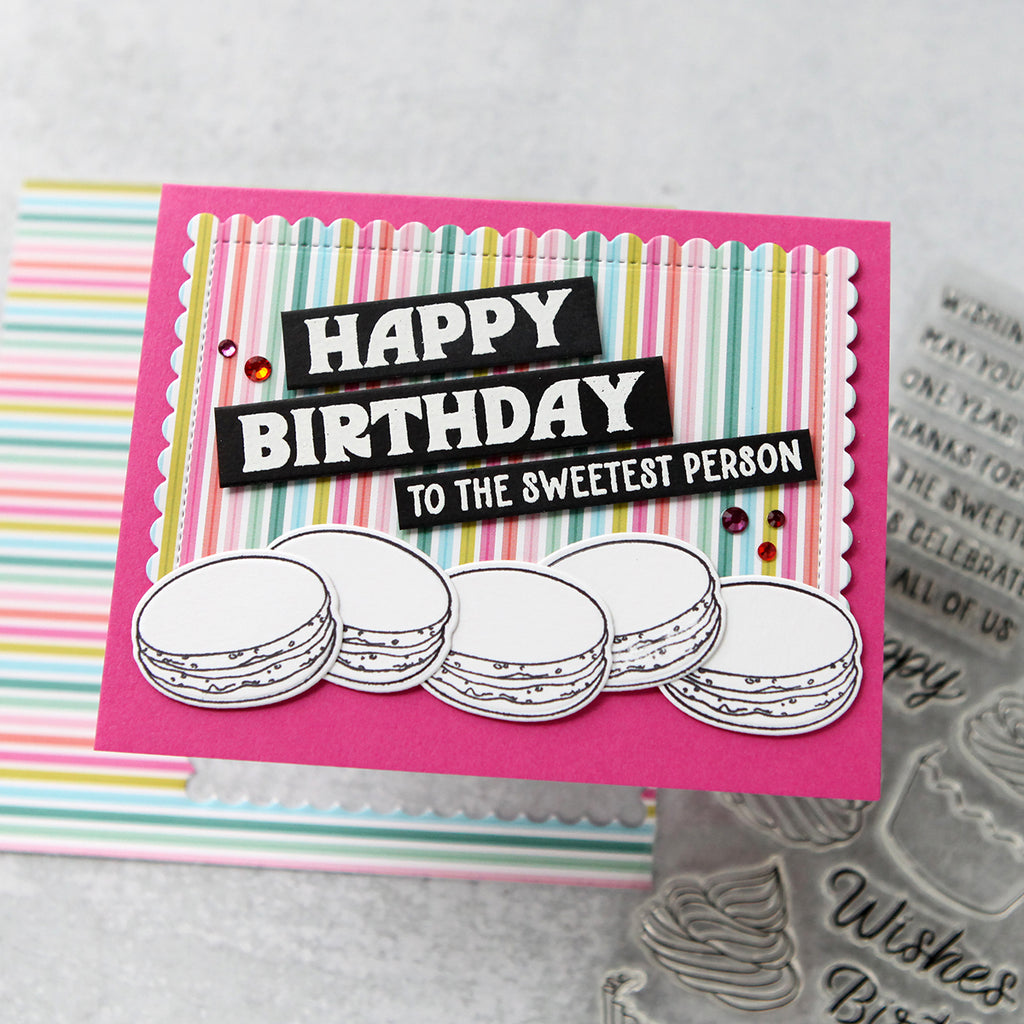 Simon Says Stamp Card Kit of the Month June 2024 Sweet Birthday ck0624 Birthday Card | color-code:ALT08