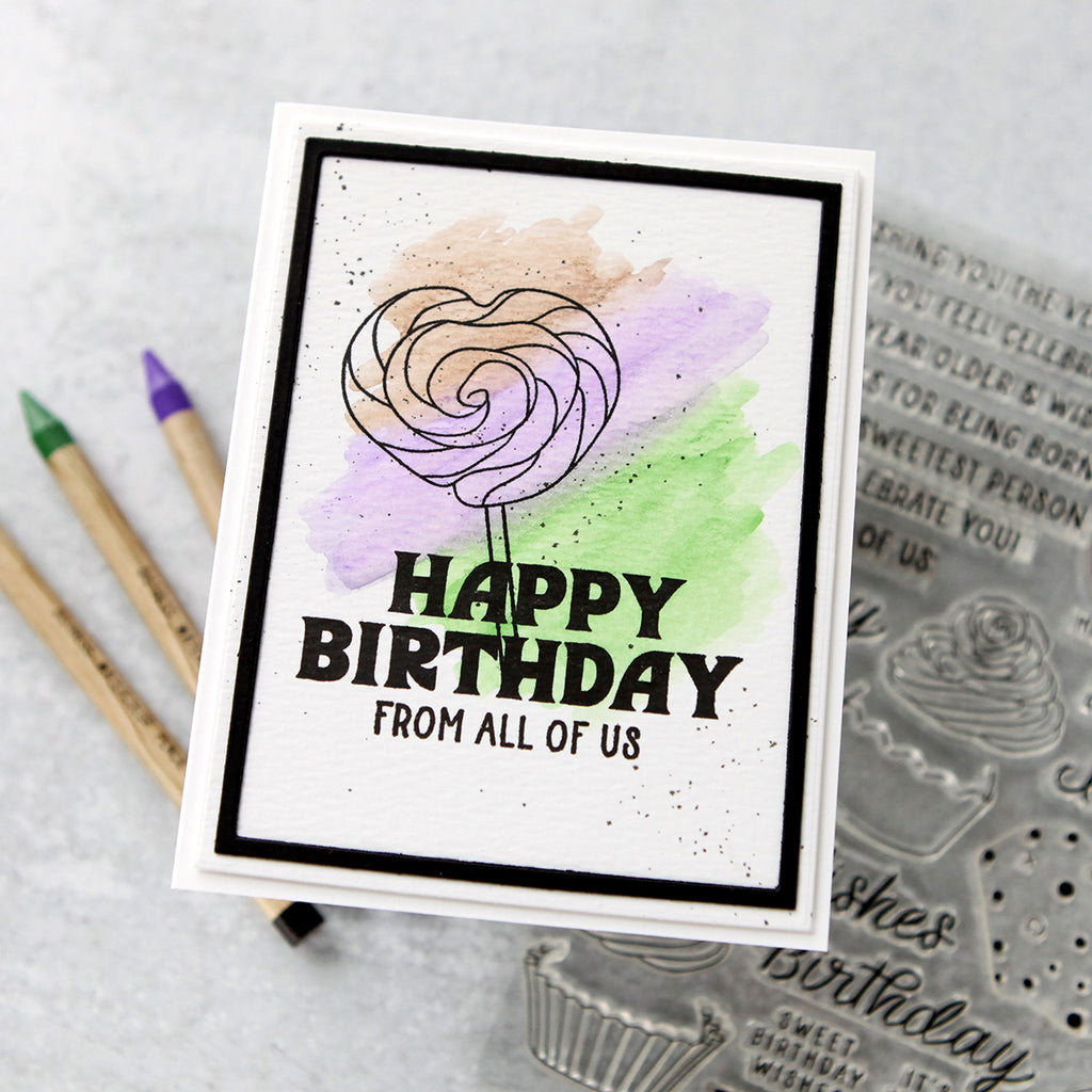 Simon Says Stamp Card Kit of the Month June 2024 Sweet Birthday ck0624 Birthday Card | color-code:ALT09