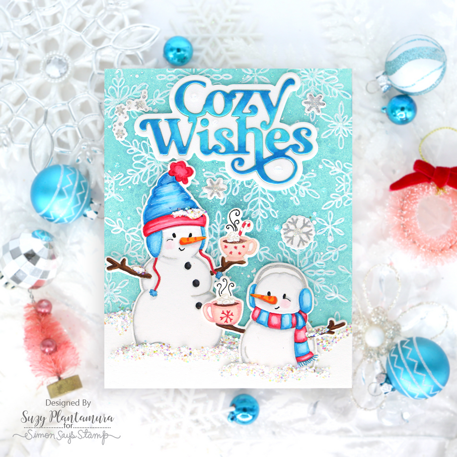 Snow Sparkle Gift Christmas Card, 307658