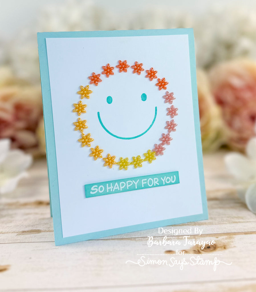 Simon Says Stamp Card Kit of the Month July 2024 Sunny Smiles ck0724 Happy for You Card