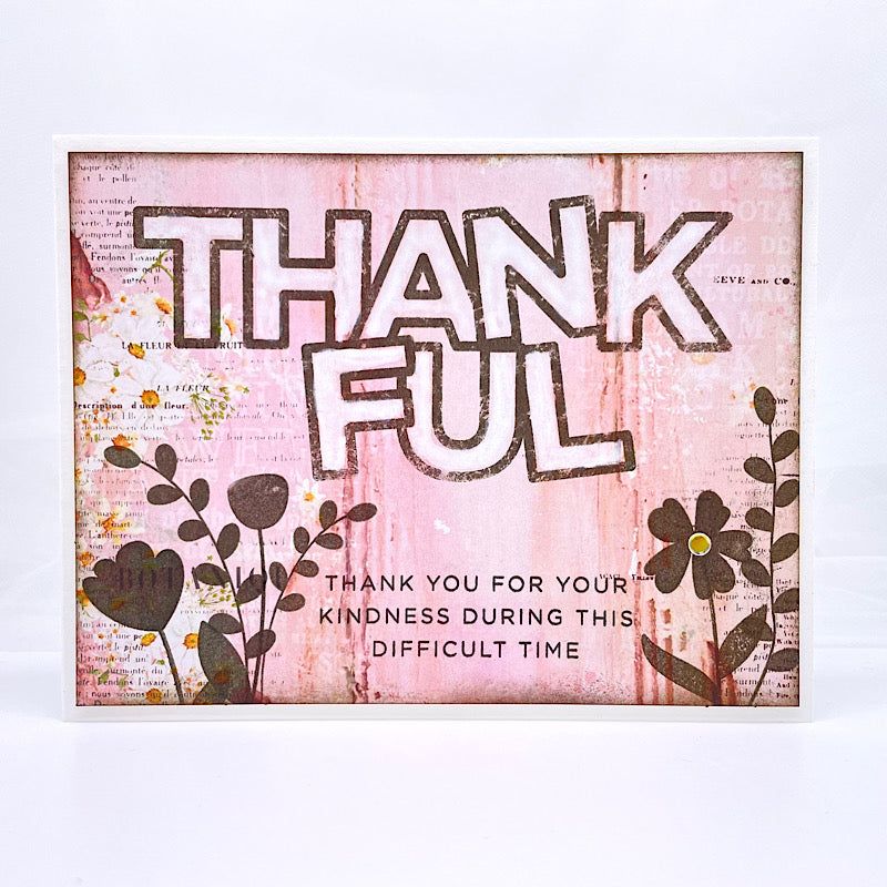 Simon Says Stamp Card Kit of the Month September 2024 Chunky Thankful Greetings ck0924 Thankful Card