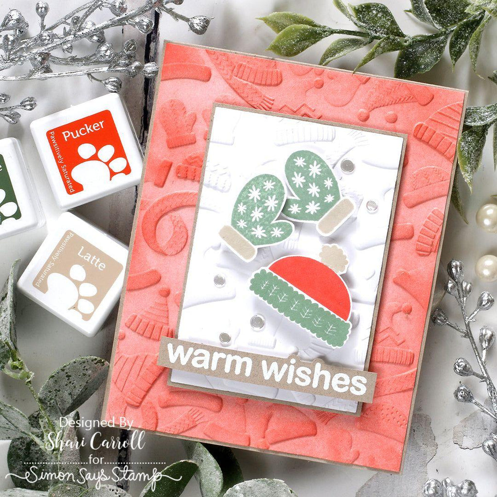 Simon Says Stamp Card Kit of the Month December 2024 Warmest Wishes ck1224 Winter Card | color-code:ALT09