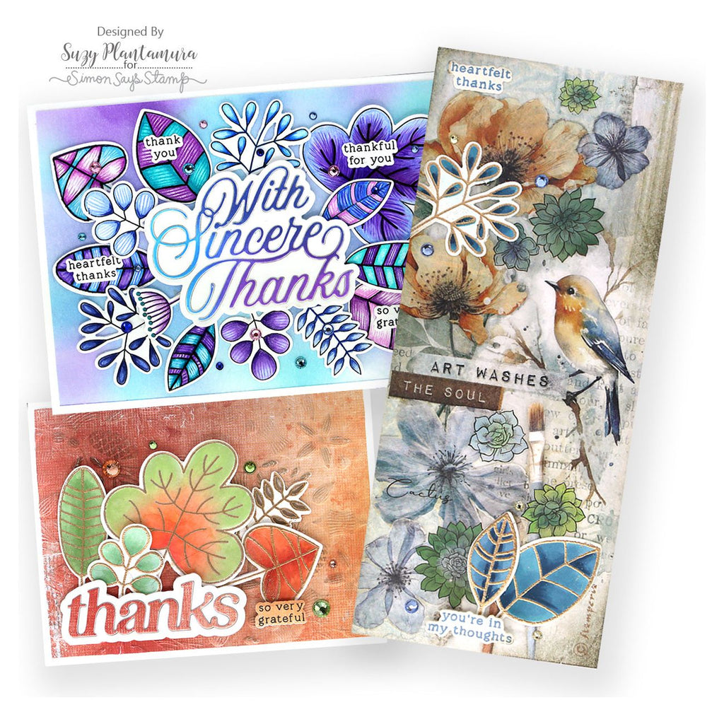 Simon Says Stamp Card Kit of the Month October 2024 Two Step Simple Leaves ck1024 Fall Cards | color-code:ALT02