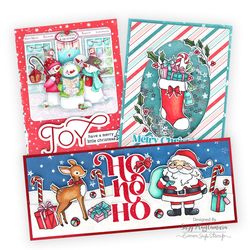 Simon Says Stamp Card Kit of the Month November 2024 Christmas Cheer ck1124 Christmas Cards | color-code:ALT01