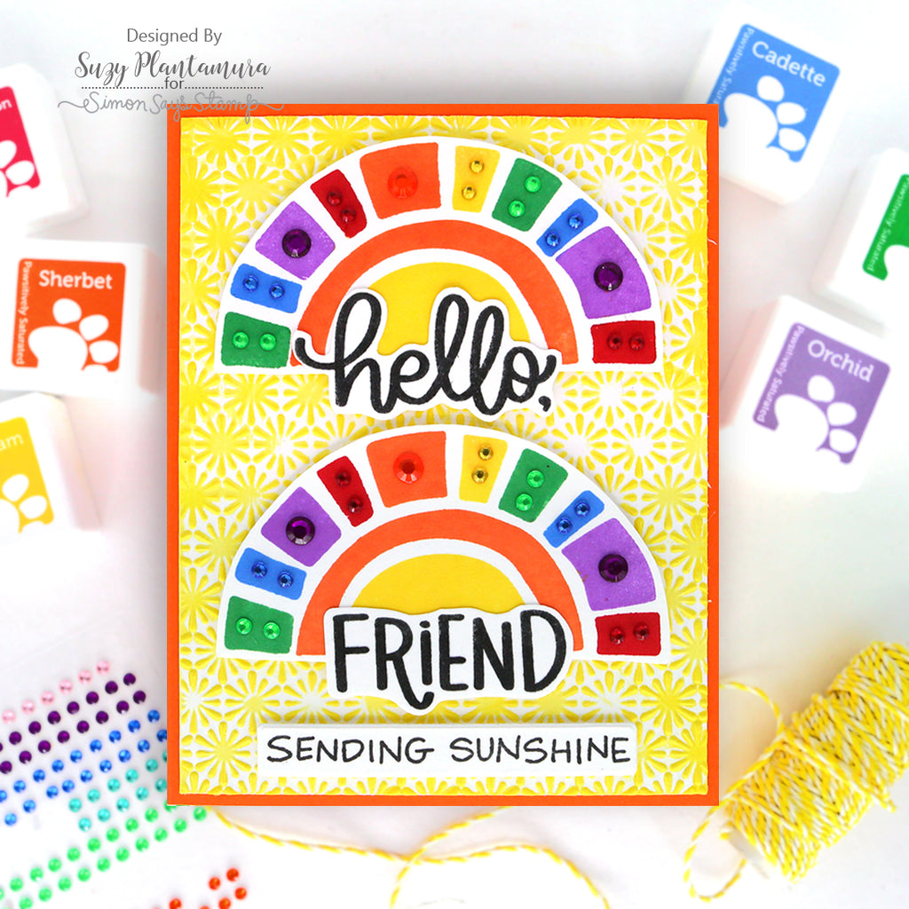 Simon Says Stamp Card Kit of the Month July 2024 Sunny Smiles ck0724 Friend Card | color-code:ALT08