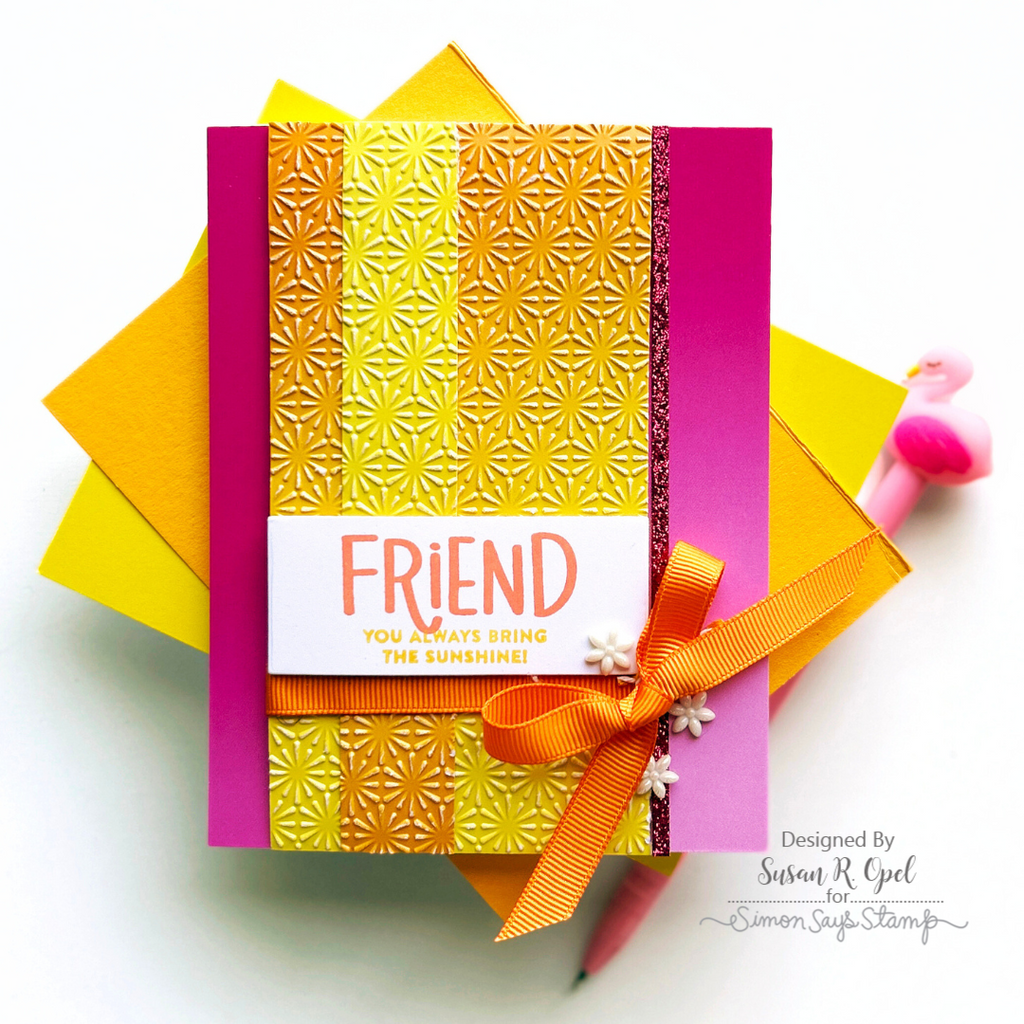 Simon Says Stamp Card Kit of the Month July 2024 Sunny Smiles ck0724 Sunny Card | color-code:ALT09