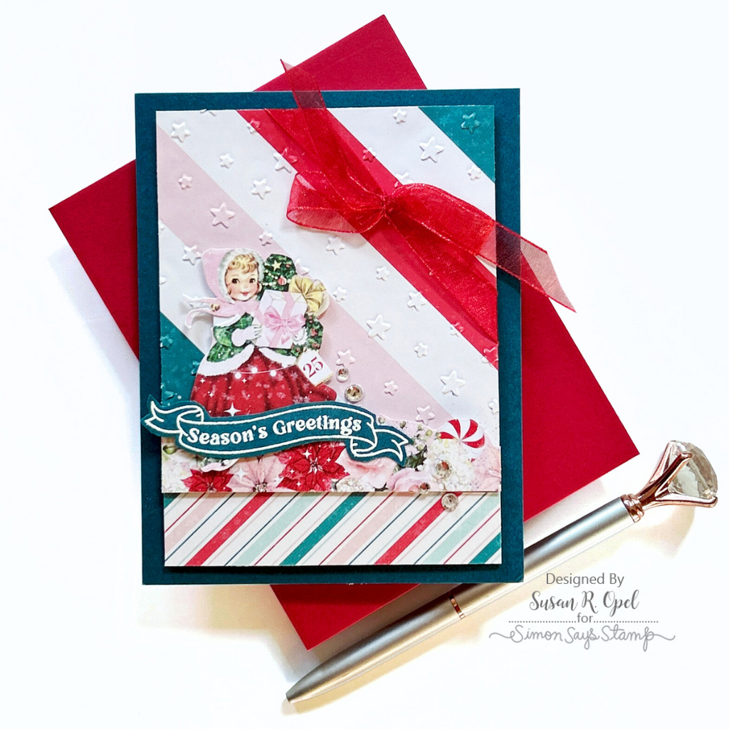 Simon Says Stamp Card Kit of the Month November 2024 Christmas Cheer ck1124 Christmas Card | color-code:ALT16