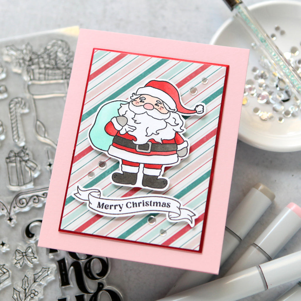 Simon Says Stamp Card Kit of the Month November 2024 Christmas Cheer ck1124 Christmas Card | color-code:ALT09