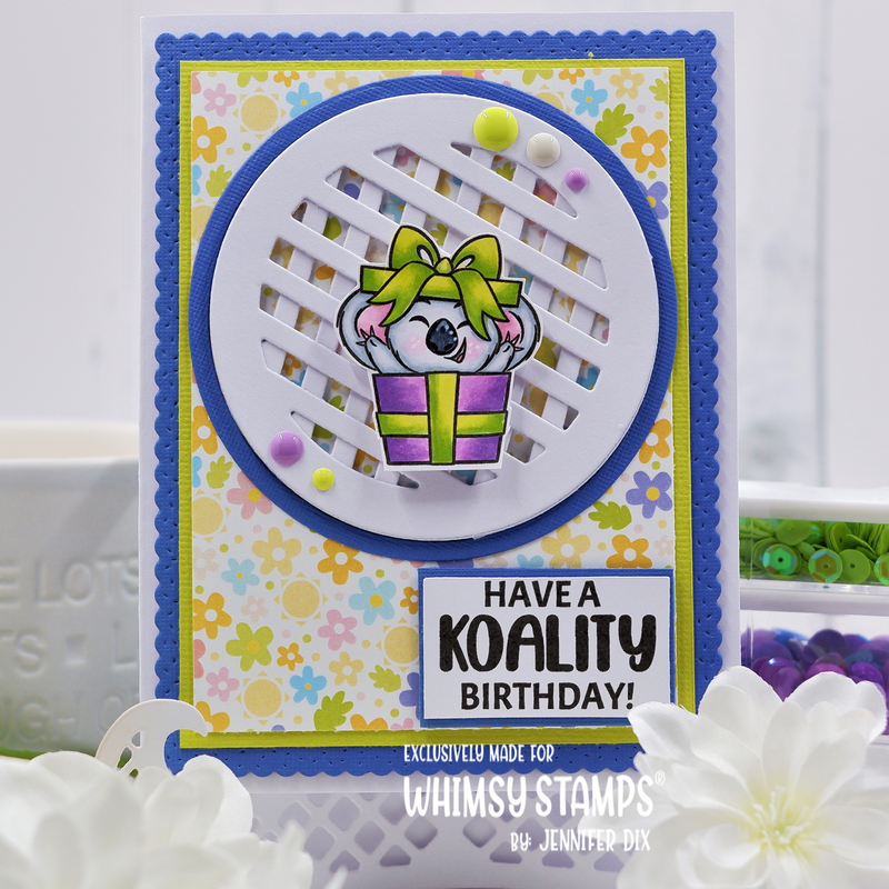 Whimsy Stamps Koala Birthday Clear Stamps KHB178a Birthday