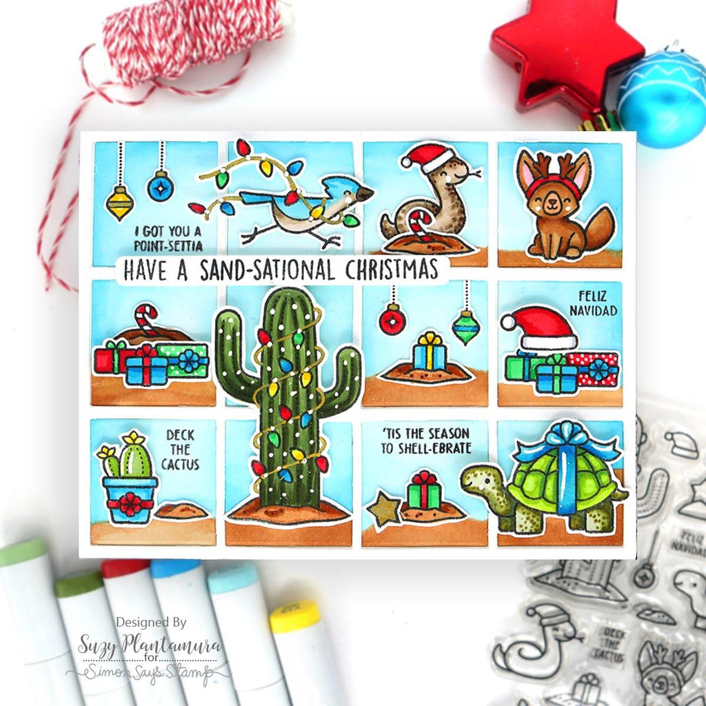 Lawn Fawn Christmas in the Desert STAMPtember Exclusive Stamps Dies and Stencils Set | color-code:ALT07