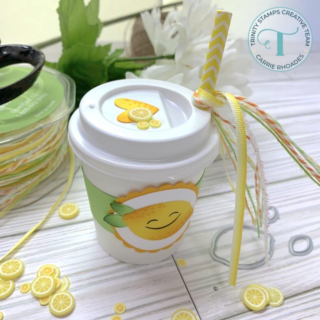 Trinity Stamps Lemonade Stand Embellishment Box tsb-263 Treat Cup Project | color-code:ALT01