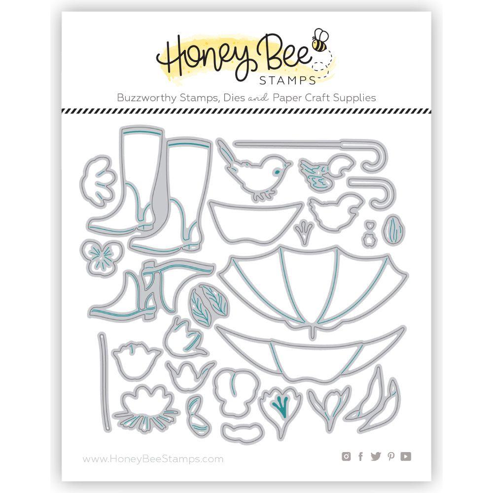 Honey Bee Lovely Layers April Showers Dies hbds-llaswr Detailed Product View