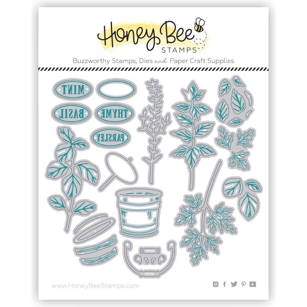 Honey Bee Lovey Layers Herb Garden Dies hbds-llhgrd Alternate View