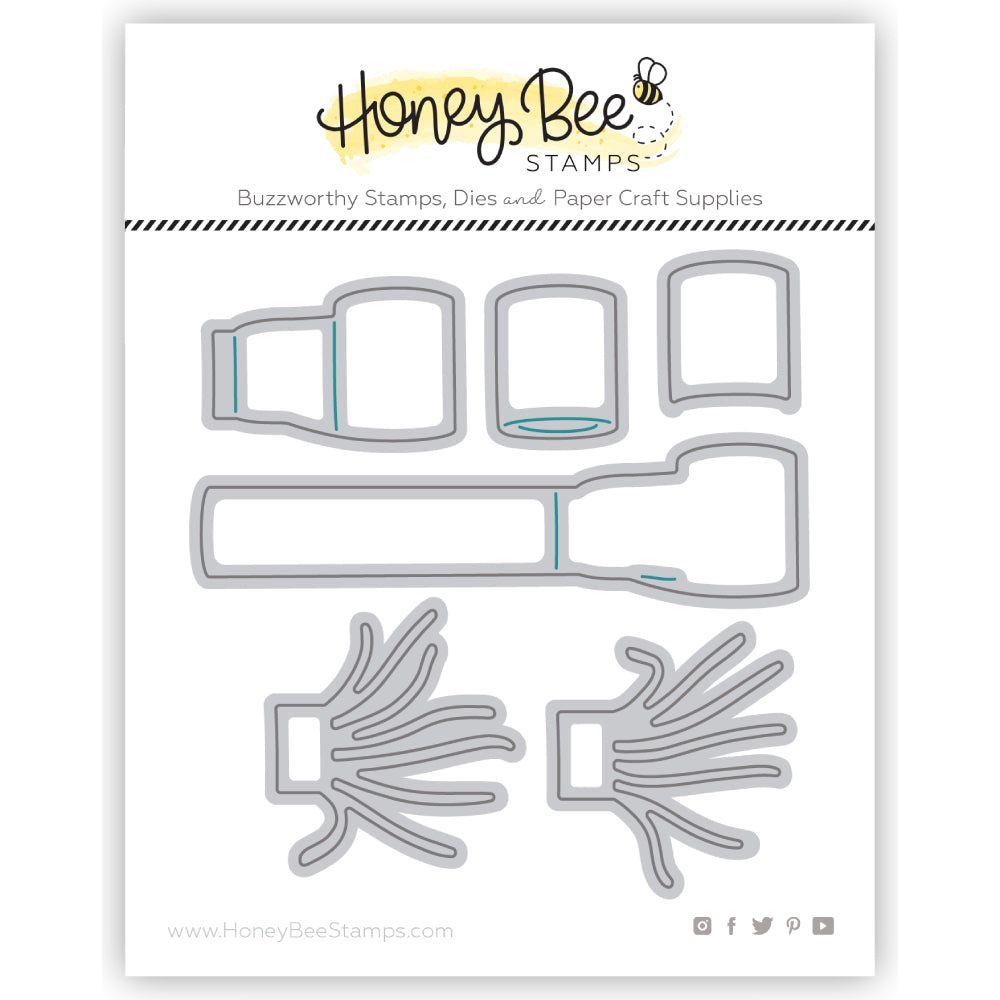 Honey Bee Lovely Layers Party Blower Dies hbds-llpblo Detailed Product View