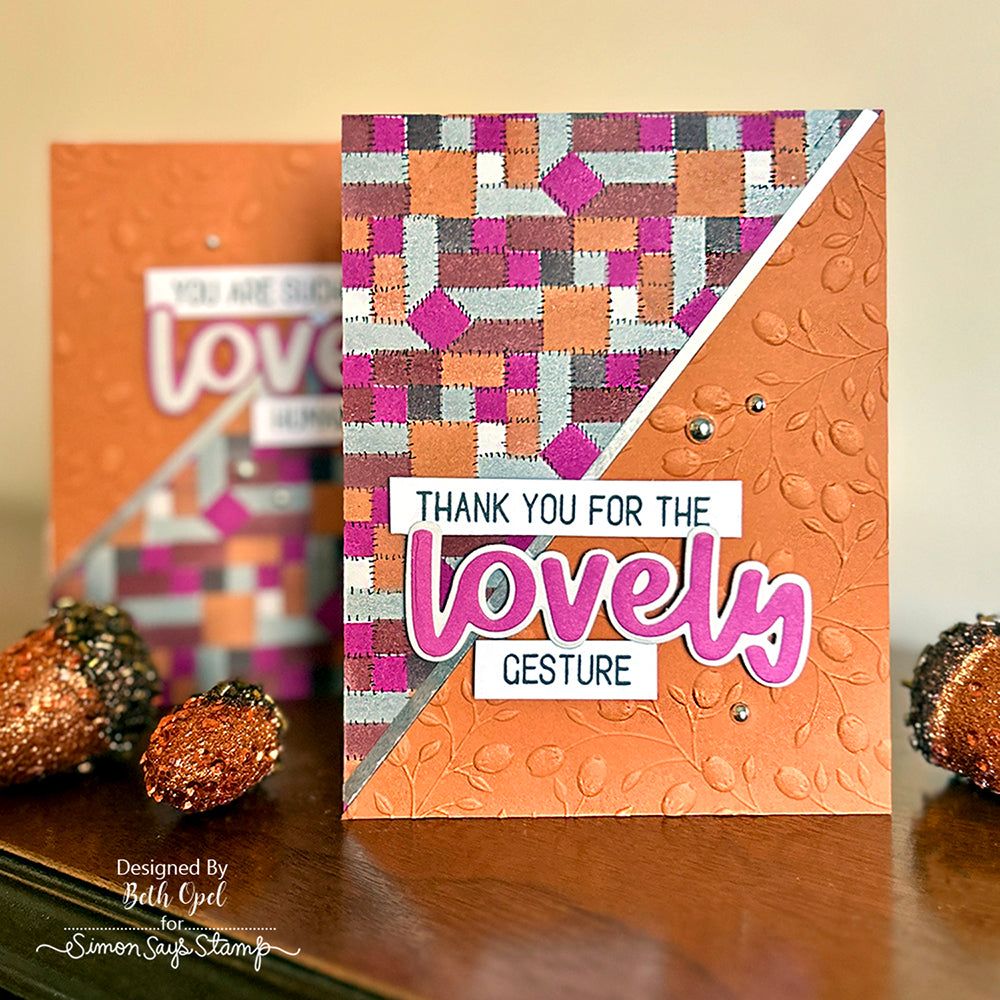 Simon Says Stamp Lovely Wafer Dies 1143mdc Stamptember Lovely Card