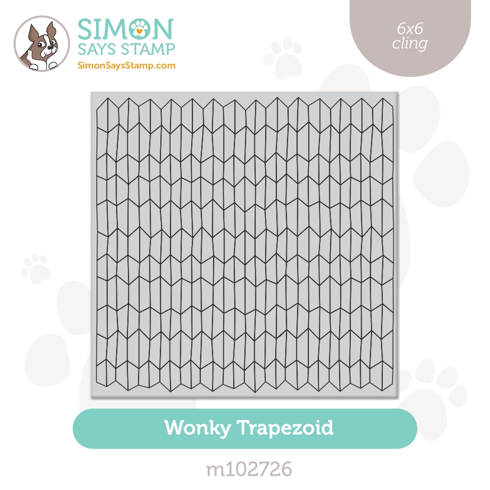 Simon Says Cling Stamp Wonky Trapezoid m102726