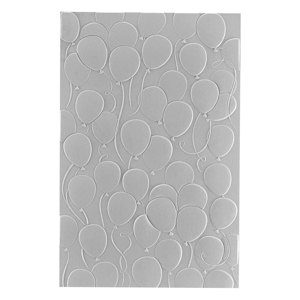 E3D-062 Spellbinders Floating Balloons 3D Embossing Folder