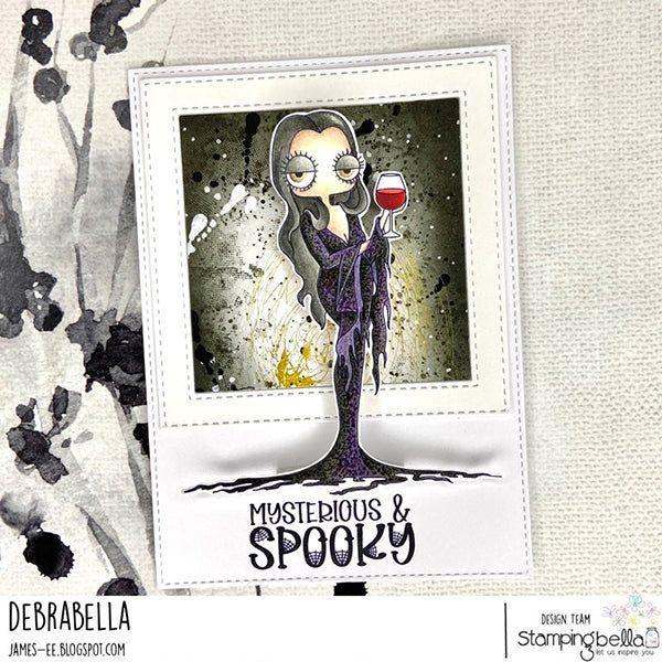 Stamping Bella Oddball Spooky Lady Cling Stamp eb1258 spooky morticia