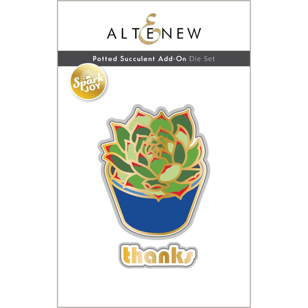 Altenew Spark Joy Potted Succulent Add-On Dies  ALT7948DIE