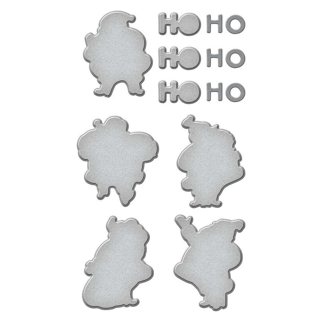 S5-605 Spellbinders Silly Santas Etched Dies by Simon Hurley