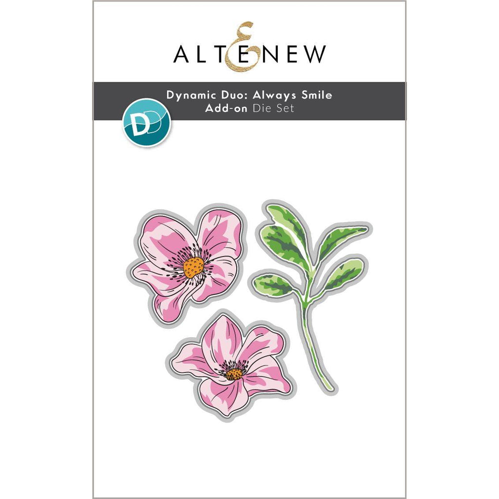 Altenew Dynamic Duo Always Smile Add-on Dies ALT7946DIE